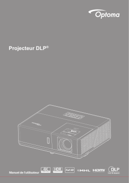 Optoma ZH506-W High brightness professional laser projector Manuel du propriétaire