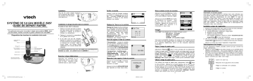 VTech VT 5857 Manuel du propriétaire | Fixfr