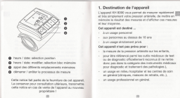 Balance TENSIOMETRE KH 8090 Manuel du propriétaire