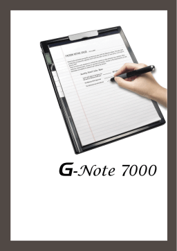 Genius G-NOTE 7000 Manuel du propriétaire