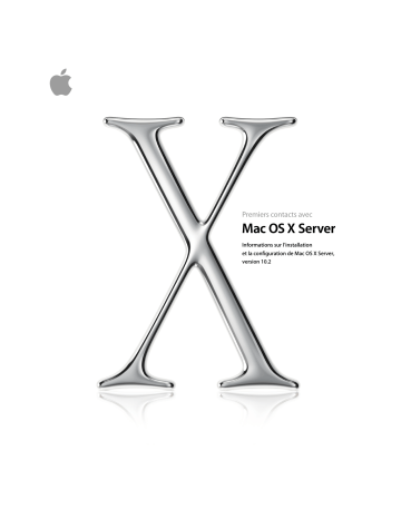 Apple MAC OS X SERVER 10.2 Manuel du propriétaire | Fixfr