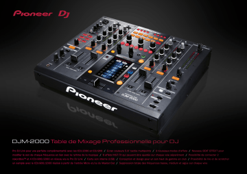 Pioneer DJM-2000 Manuel du propriétaire | Fixfr