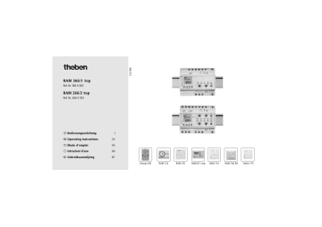 RAM 366-2 | THEBEN RAM 366-1 Manuel du propriétaire | Fixfr