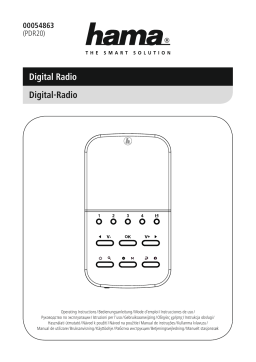 Hama PDR20 Manuel du propriétaire