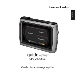 Harman Kardon GPS-200 (GER, AUT, CH) [GPS-200GSEC] Manuel du propriétaire