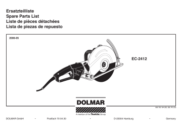 Dolmar EC-2412 Manuel du propriétaire | Fixfr
