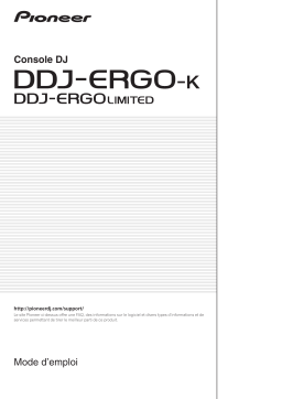 Pioneer DDJ-ERGO-K Manuel du propriétaire