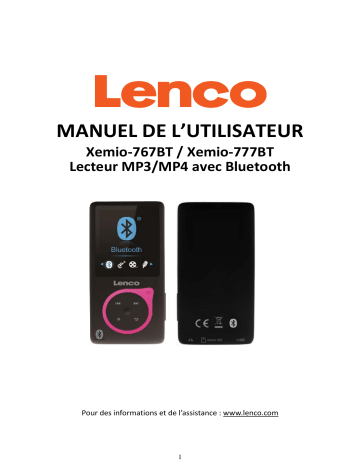 Lenco XEMIO-768 Manuel du propriétaire | Fixfr