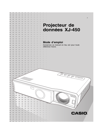 Casio XJ-450 Manuel du propriétaire | Fixfr