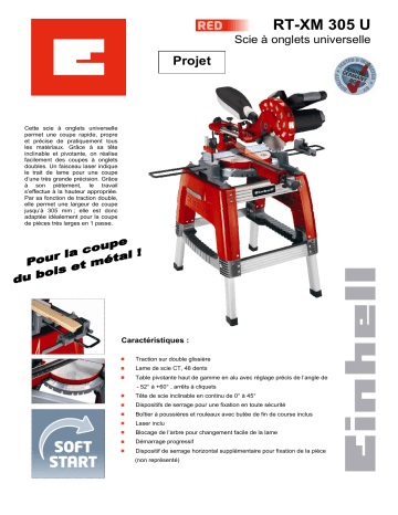 EINHELL RT-XM 305 U Manuel du propriétaire | Fixfr