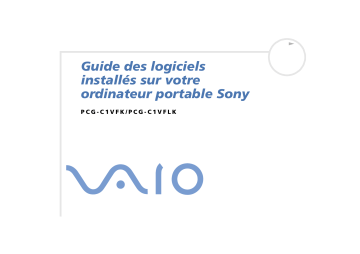 Sony PCG-C1VFK Manuel du propriétaire | Fixfr