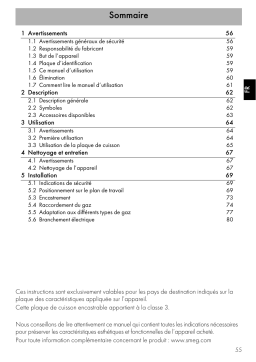 Smeg GKOC64NLK Manuel du propriétaire