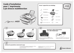 FRANCE TELECOM AGORIS 4450 Manuel du propriétaire