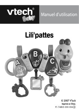 VTech LILI PATTES Manuel du propriétaire