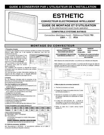 FONTEA | Elite 3D | PRESTANCE SAS TEI | AIRELEC TACTIC DIGITAL 4 ORDRES Manuel du propriétaire | Fixfr