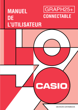 Casio GRAPH25 Manuel du propriétaire