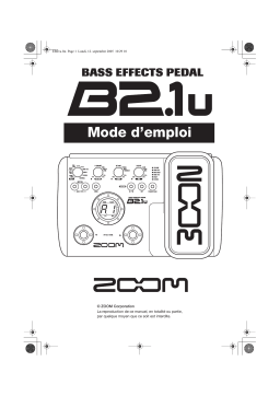 Zoom B2.1u Manuel du propriétaire