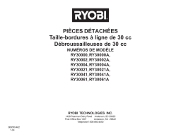 Ryobi SVCPTS Manuel du propriétaire