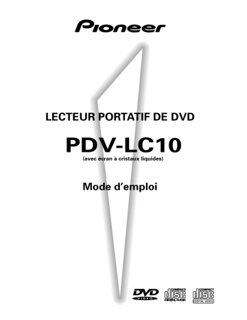 Pioneer PDV-LC10 Manuel du propriétaire | Fixfr