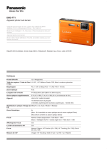 Lumix DMC-FT1 : Sp&eacute;cifications, IA et PDF &agrave; t&eacute;l&eacute;charger