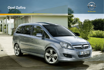 Opel Zafira Manuel du propriétaire | Fixfr