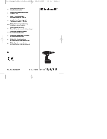 EINHELL BT-CD 10.8-3 LI Manuel du propriétaire | Fixfr