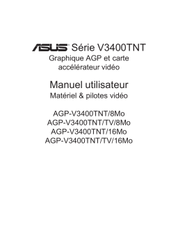 Asus V3400TNT Manuel du propriétaire