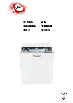 Beko PDIN29530DIN29330 Manuel du propriétaire