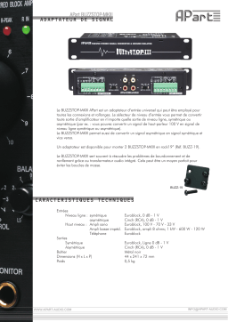 APART BUZZSTOP-MKIII Manuel du propriétaire