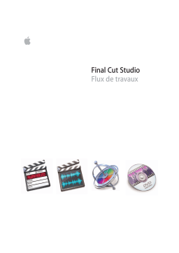 Apple Final Cut Studio Manuel du propriétaire