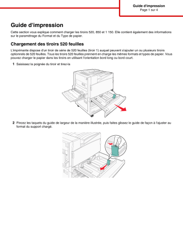 Lexmark C935 Manuel du propriétaire | Fixfr