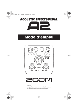 Zoom A2 Manuel du propriétaire