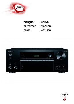 ONKYO TX-RZ720TXRZ720 Manuel du propriétaire