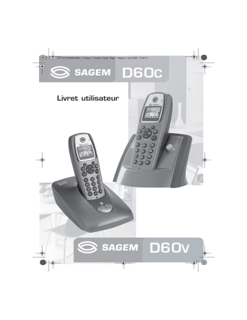 Sagem D60V Manuel du propriétaire | Fixfr