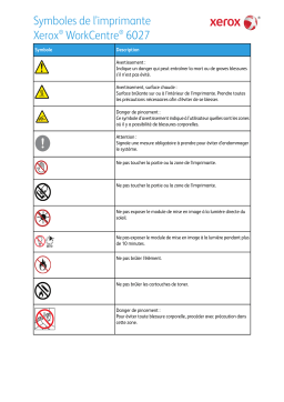 Xerox WorkCentre 6027 Manuel du propriétaire