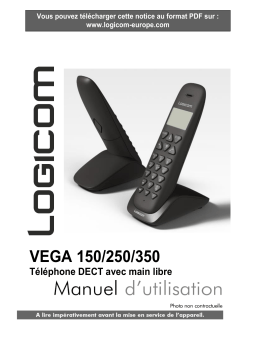 Logicom VEGA 250 Manuel du propriétaire