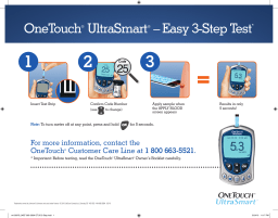 Lifescan ONETOUCH ULTRASMART Manuel du propriétaire