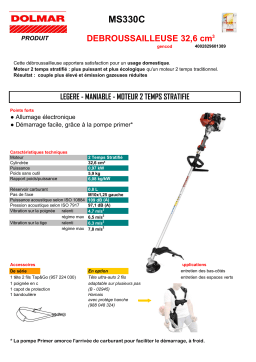 Dolmar MS330C Manuel du propriétaire