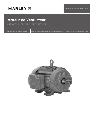 SPX Cooling Technologies Marley Electric Motor Manuel utilisateur | Fixfr