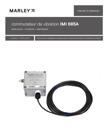 SPX Cooling Technologies IMI 685A Vibration Switch Manuel utilisateur | Fixfr