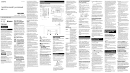 Sony CMT-X7CDW Manuel du propriétaire