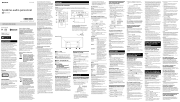 CMT-X7CDB | Sony CMT-X7CDW Manuel du propriétaire | Fixfr