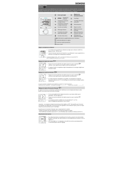 Siemens RDG400 Manuel du propriétaire