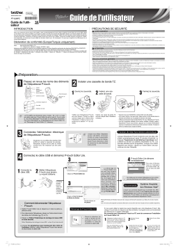 Brother P-touch 1230PC Manuel du propriétaire