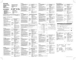 Sharp EL-123N Manuel du propriétaire
