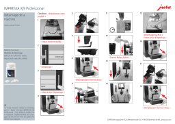 Jura IMPRESSA XJ9 Professional Manuel du propriétaire