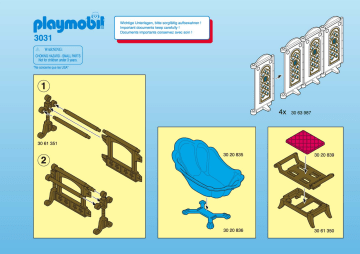 Playmobil 3031 Manuel du propriétaire | Fixfr