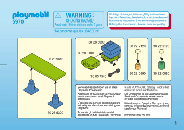 Playmobil 5970 Manuel du propriétaire | Fixfr