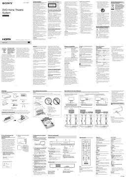 Sony DAV-TZ140 Manuel du propriétaire
