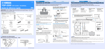 Yamaha YSP-2200 Manuel du propriétaire | Fixfr